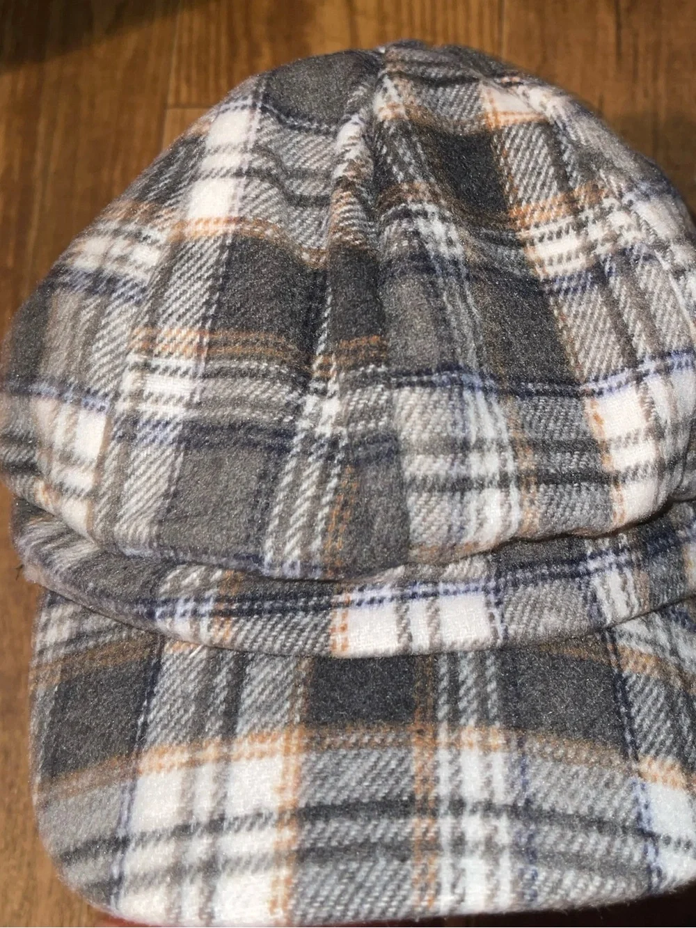 ADORA Plaid Newsboy Cap